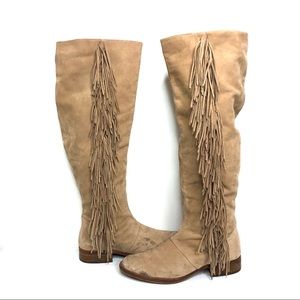 Sam Edelman Josephine Knee High Fringe Boots